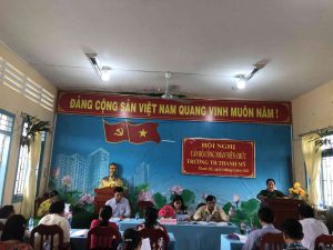 Đoàn chủ tịch báo cáo kết quả thực hiện Nghị quyết năm học 2019 – 2020 